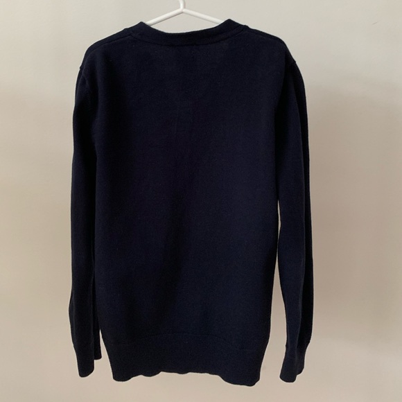 Jacadi Paris navy v-neck cardigan, size 10Y - Picture 3 of 4